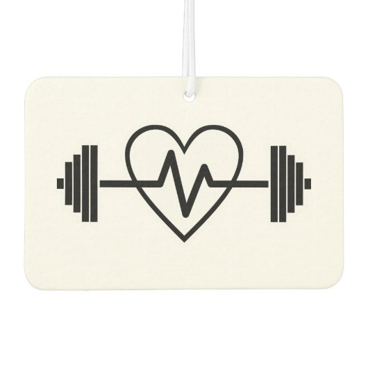 FITNESS GYM IST LEBEN AUTOLUFTERFRISCHER (Vorderseite)