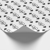 FITNESS GYM IST LEBEN GESCHENKPAPIER (Ecke)