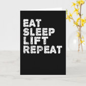Fitness Gym Lifting Quote Funny Gift Karte (Gelbe Blume)