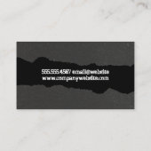 Fitness Gym | Logo für Personal Trainer Visitenkarte (Rückseite)