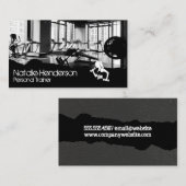 Fitness Gym | Logo für Personal Trainer Visitenkarte (Vorne/Hinten)