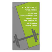 Fitness Gym Magnetische Visitenkarte (Vorderseite Vertikal)