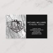 Fitness Gym | Personal Trainer Visitenkarte (Vorderseite)