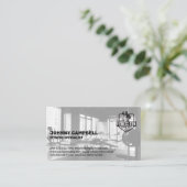 Fitness Gym | Personal Trainer Visitenkarte (Stehend Vorderseite)