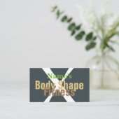 Fitness/GYM/Personal Trainer Visitenkarte (Stehend Vorderseite)