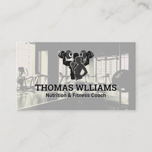 Fitness Gym Trainer | Gesundheit Visitenkarte (Vorderseite)