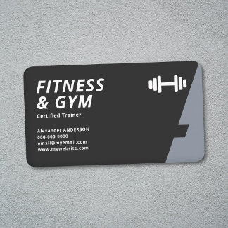 Fitness- & Gym-Trainer Visitenkarte