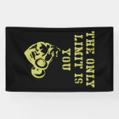 FITNESS GYM UND WORKOUT ZUHAUSE BANNER (Horizontal)