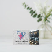 Fitness | Gym Weight Visitenkarte (Stehend Vorderseite)