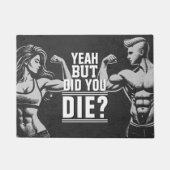 Fitness Gym Workout Bodybuilding Motivierend Fußmatte (Vorderseite)