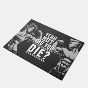 Fitness Gym Workout Bodybuilding Motivierend Fußmatte
