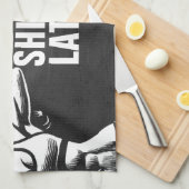 Fitness Gym Workout Bodybuilding Motivierend Geschirrtuch (Viertel Falte)