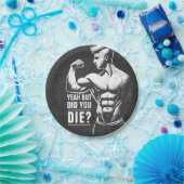 Fitness Gym Workout Bodybuilding Motivierend Pappteller (Party)