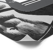 Fitness Gym Workout Bodybuilding Motivierend Poster (Ecke)