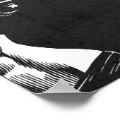 Fitness Gym Workout Bodybuilding Motivierend Poster (Ecke)