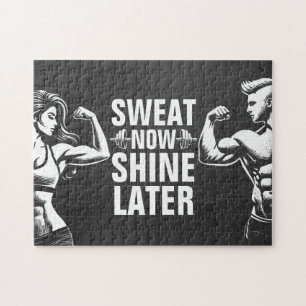 Fitness Gym Workout Bodybuilding Motivierend Puzzle