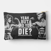 Fitness Gym Workout Bodybuilding Motivierend Zubehörtasche (Rückseite)