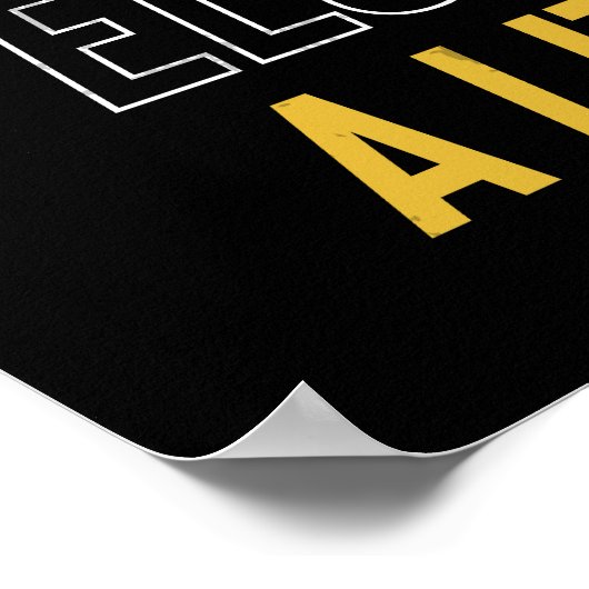 Fitness Gym Workout Motivation Frauen Poster (Ecke)