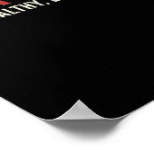 Fitness Gym Workout Motivation Poster (Ecke)