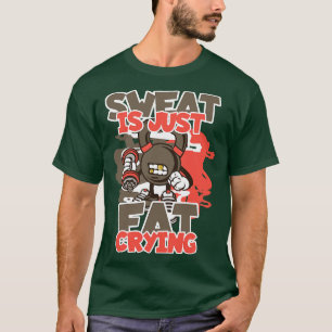 Fitness Gym Workout Schwitzen Schwitzen T-Shirt