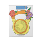 Fitness Habit Tracker-benutzerdefinierter Notepad Notizblock (Rotiert)