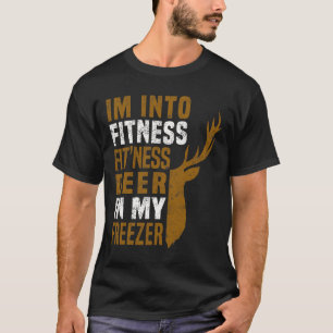 Fitness Hirsch in meinem Freezer Funny Hirsch Jagd T-Shirt
