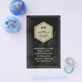 Fitness inspiriert moderne Maskuline Flyer (Einzeln)