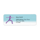 Fitness Instructor Address Label (Vorne)