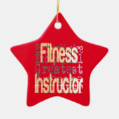 Fitness Instructor Extraordinaire Keramik Ornament (Vorne)