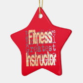 Fitness Instructor Extraordinaire Keramik Ornament (Links)