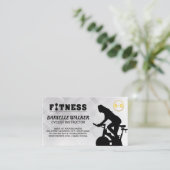 Fitness Instructor | Gesundheit Visitenkarte (Stehend Vorderseite)