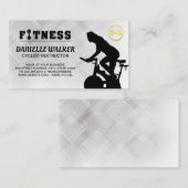 Fitness Instructor | Gesundheit Visitenkarte (Vorne/Hinten)