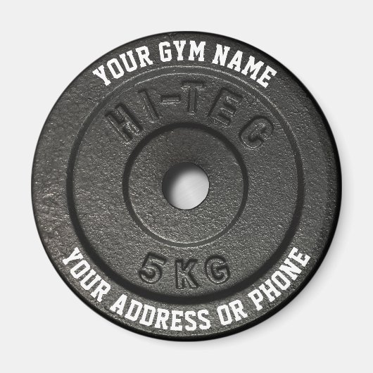 Fitness Instructor Gym Owner Gym Coach Workout Magnet (Vorne)