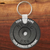 Fitness Instructor Gym Owner Gym Coach Workout Schlüsselanhänger (Vorderseite)