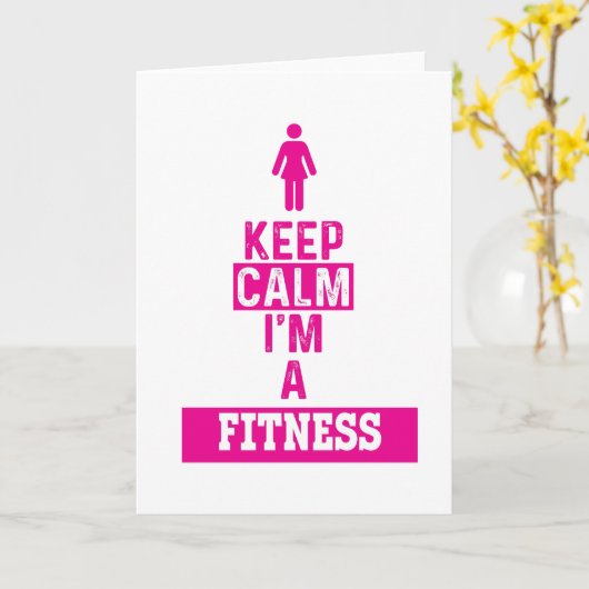 Fitness Instructor Karte (Gelbe Blume)