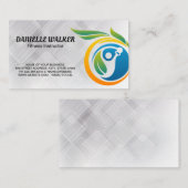 Fitness Instructor | Logo für Gesundheit Visitenkarte (Vorne/Hinten)