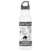 Fitness-Instruktor oder Fitness-Coach Edelstahlflasche (Vorderseite)