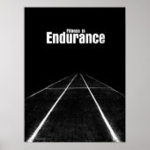 Fitness ist - Ausdauer Poster (Vorne)