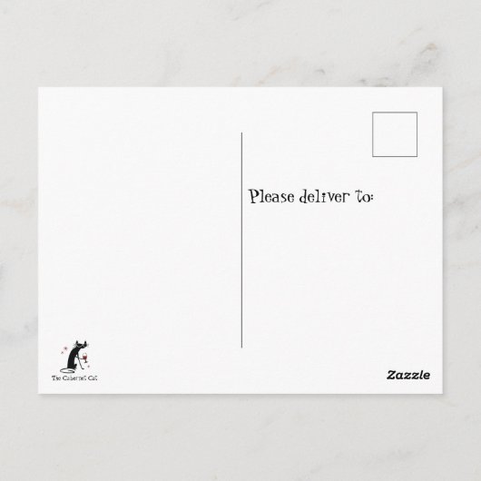 Fitness ist mein leidenschaftliches Weinangebot Postkarte (Rückseite)