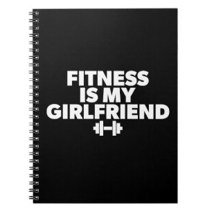 Fitness ist meine Freundin - Workout Motivierend Notizblock