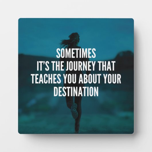 Fitness Journey - Women's Workout Motivierend Fotoplatte (Vorderseite)