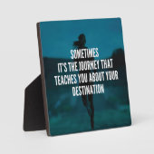 Fitness Journey - Women's Workout Motivierend Fotoplatte (Vorderseite)