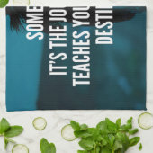 Fitness Journey - Women's Workout Motivierend Küchentuch (Gefaltet)