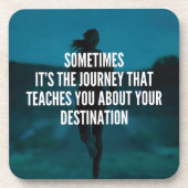 Fitness Journey - Women's Workout Motivierend Untersetzer (Vorderseite)