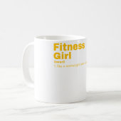  - Fitness Kaffeetasse (Vorderseite Links)