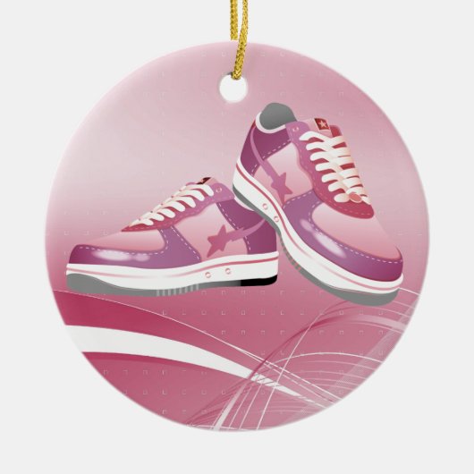 Fitness! Keramik Ornament (Vorne)