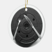Fitness Keramik Ornament (Links)