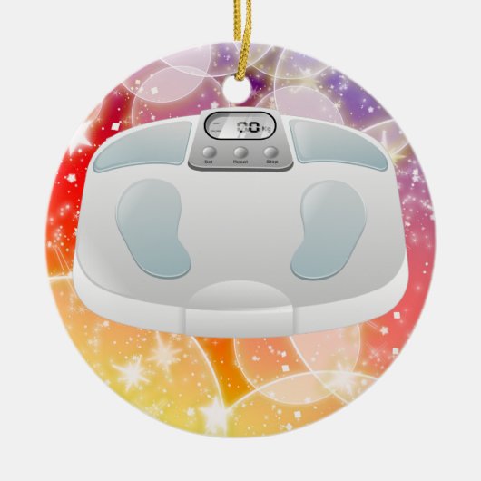 Fitness! Keramik Ornament (Vorne)