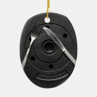 Fitness Keramik Ornament