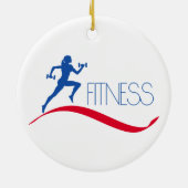 Fitness Keramik Ornament (Hinten)